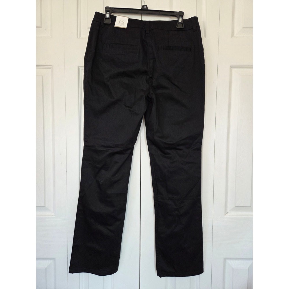 Chico's McKenna Straight Leg Pant Womens 0.5 Black NWT $55 - Picture 3 of 6